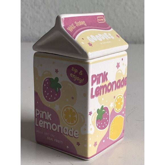DW Home Goodies Pink Lemonade Scented Candle 6.4 Oz Juice Box NEW - Picture 7 of 10